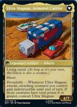 Magic The Gathering MTG ULTRA MAGNUS, TACTICIAN Transformers NM Near Mint - Image 2