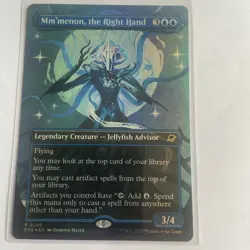 MTG Edge of Eternities - Mm’menon, the Right Hand(Extended Art Foil) R 0290 NM - Image 1