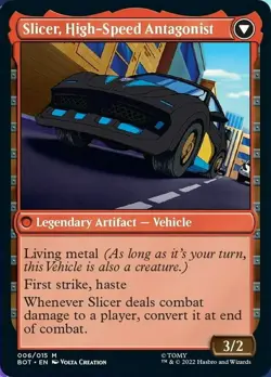 Slicer, Hired Muscle // Slicer, High-Speed Antagonist [Universes Beyond: Transfo - Image 2