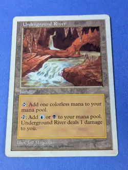 MTG Magic: Fifth Edition: Underground River #426 Rare - MP - Image 1