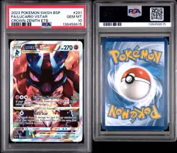 2023 Pokemon SWSH Black Star Promo #291 FA/Lucario VSTAR Crown Zenith ETB PSA 10 - Image 3