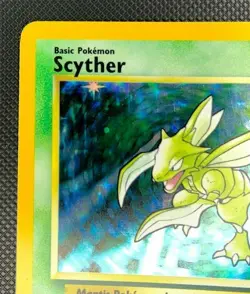 No Symbol Scyther 10/64 Holo Jungle Pokemon Error Misprint WOTC English NM-Mint - Image 4