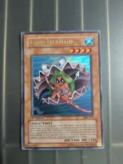 Yugioh Toon Mermaid MRL-072 Ultra Rare 1st Edition LP - Image 1