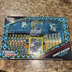 Crown Zenith Shiny Zacian Premium Figure Collection (Pokemon) Sealed - Image 1