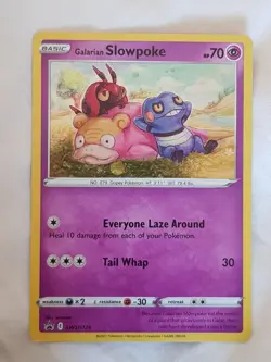 Galarian Slowpoke SWSH126 Holo Promo Sword & Shield Promo Pokemon Holo MP - Image 1