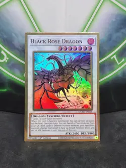 Yugioh Black Rose Dragon MGED-EN026 Premium Gold Rare Alt Art 1st Edition NM - Image 1