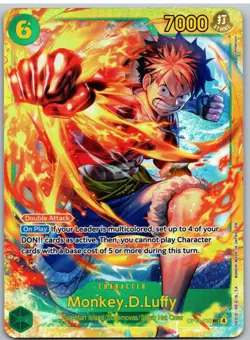 Monkey.D.Luffy (118) OP13-118 Secret Rare Carrying On His Will One Piece NM - Image 1