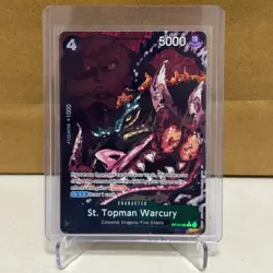 One Piece St. Topman Warcury Alt Art OP13-089 - Carrying On His Will NM - Image 1