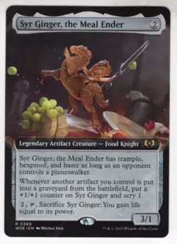 MTG Wilds Of Eldraine Extended Art Card #369 Syr Ginger, the Meal Ender - Image 1