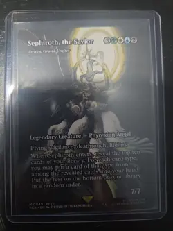 Sephiroth, The Savior M0049 Final Fantasy MTG Through The Ages TCG + BONUS - Image 1