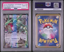 PSA 10 Rayquaza EX 158/XY-P Pokemon Center Promo 2015 Card Japanese GEM MINT - Image 3