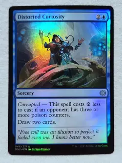 Distorted Curiosity 046/271 Foil Phyrexia: All Will Be One Magic: The Gathering - Image 1