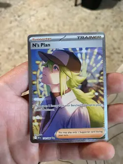 Pokemon N's Plan Sv: Black Bolt Special Illustration Rare Holo Trainer 170/086 - Image 1