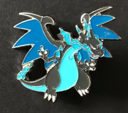 Mega Charizard M Pokemon Pin Badge Metal Enamel 2014 Flashfire Pin Collection - Image 1