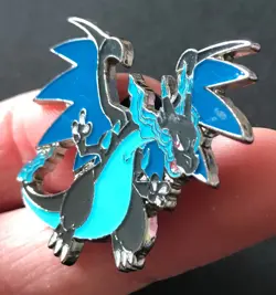 Mega Charizard M Pokemon Pin Badge Metal Enamel 2014 Flashfire Pin Collection - Image 5