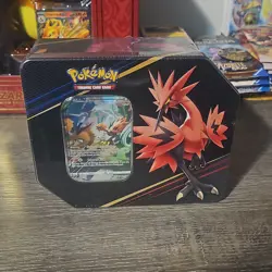 Pokemon TCG Crown Zenith Tin Galarian Zapdos & Galarian Articuno 2023 - Image 1