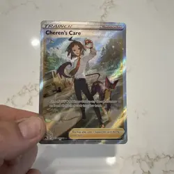 Cheren's Care Ultra Rare Crown Zenith: Galarian Gallery GG58/GG70 Pokemon Nm Min - Image 2