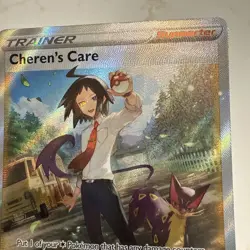 Cheren's Care Ultra Rare Crown Zenith: Galarian Gallery GG58/GG70 Pokemon Nm Min - Image 4