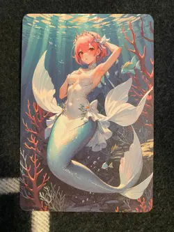 Matchmaker Spicy Waifu NSFW A5 Size Card Board Rem Zero Mermaid Pink - Image 1