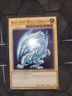 3x Blue-Eyes White Dragon Ultimate Rare OP28-EN001 Unlimited Edition - Image 4