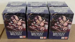 Lot Of 6 NEW ONE PIECE TCG Double Pack Set 9 The Azure Sea's Seven FAST SHIP - Image 1
