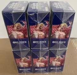 Lot Of 6 NEW ONE PIECE TCG Double Pack Set 9 The Azure Sea's Seven FAST SHIP - Image 4