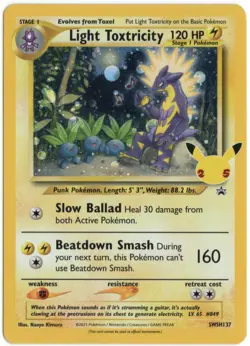 Light Toxtricity - Holo SWSH: Sword & Shield Promo Cards SWSH137 - NM Condition - Image 1