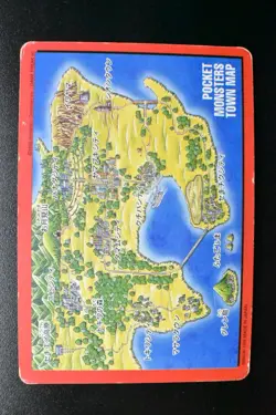 Charizard Trainer No. 000 Town Map Carddass Vending 1996 Japanese Pokemon Card - Image 5