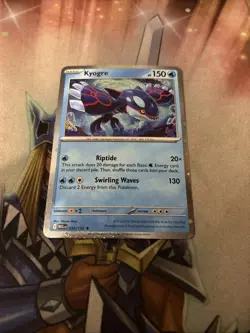 Kyogre 034/132 Cosmos Holo - Pokemon Mega Evolutions MEG Rare Card - Image 1