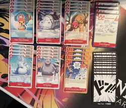 One Piece TCG Tony Tony.Chopper Deck 61 Card Red Green OP08-001 007 015 - Image 2