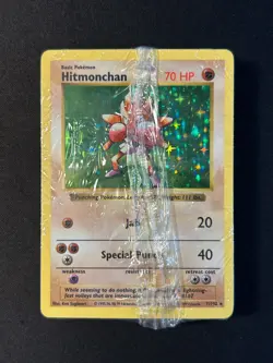 Pokemon Blackout Theme Deck Opened with Sealed Cards Hitmonchan Shadowless - Image 3