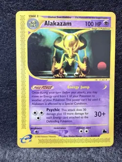 Alakazam - 2/144 - Skyridge Regular (Pokemon TCG card 2003) LP - Image 2