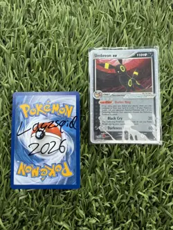 Umbreon ex 112/115 Holo Rare Unseen Forces MP Pokemon Card - Image 1