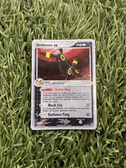 Umbreon ex 112/115 Holo Rare Unseen Forces MP Pokemon Card - Image 2