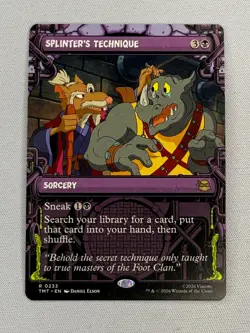 Splinter's Technique (Showcase) 0233 Teenage Mutant Ninja Turtles NM - Image 1