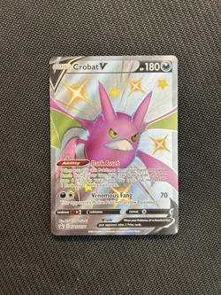 Pokemon TCG Crobat V SWSH098! NM Condition! See Description! - Image 1