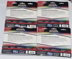 (4) Pokemon Prismatic Evolutions Tech Sticker Collections *Sealed* Sylveon - Image 2