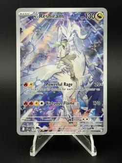 N’s Reshiram 167/159 - Illustration Rare - Journey Together - NM/M - Pokemon TCG - Image 1