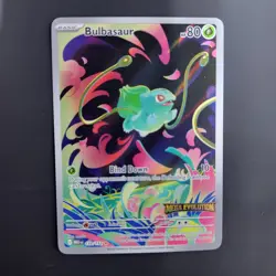 Pokemon TCG Bulbasaur 133/132 Mega Evolution Stamped Promo Near Mint Holo - Image 3