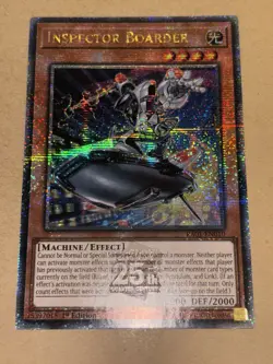 Inspector Boarder RA01-EN010 Quarter Century Secret Rare YuGiOh! NM - Image 1