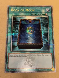 Book Of Moon RA02-EN050 Quarter Century Secret Rare YuGiOh! NM - Image 1