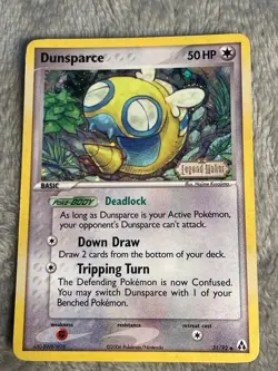 Dunsparce Reverse Holo 31/92 Legend Maker 2006 Pokemon Card - Image 1