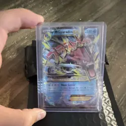 Pokemon M Gyarados EX 27/122 Breakpoint Ultra Rare Full Art Holo Card - Image 1