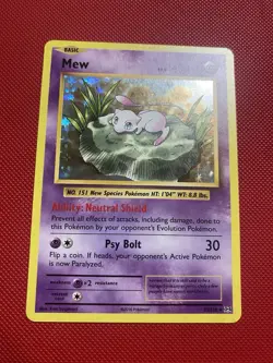 Mew 53/108 XY Evolutions Holo Pokemon Card TCG - Image 3