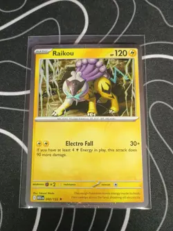 Pokemon TCG Raikou Cosmos Holo Rare Mega Evolutions Card 048/132 - Image 1