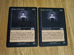 MTG - 2x Keeper of the Dead - Exodus - Image 1