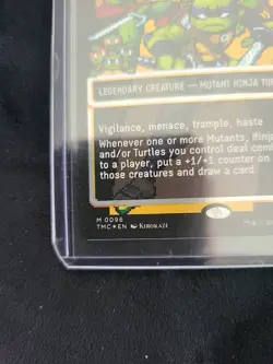 Heroes in a Half Shell (0096) (Borderless) (Pixel Surge Foil) TMNT Magic MTG TMC - Image 3