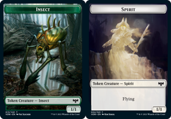 MTG - Insect Token // Spirit Token (002) - Foil, Innistrad: Crimson Vow - Image 1