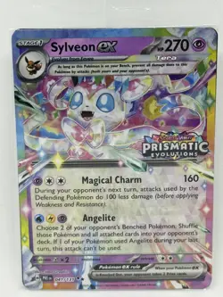 Pokemon TCG Sylveon ex 041/131 Prismatic Evolutions Stamped Sealed Promo - Image 1