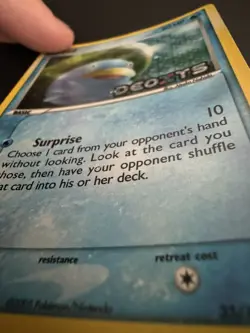 POKEMON TCG LOTAD 35/107 EX DEOXYS UNCOMMON STAMPED REVERSE FOIL!! - Image 2